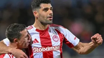 ویدیو| پاس گل طارمی برای ضربه سوم المپیاکوس به آستراس