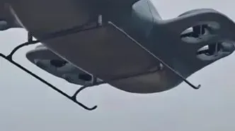 بشقاب پرنده چینی تماشاگران را غافلگیر کرد