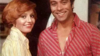 تصویری دیدنی از گوگوش و چنگیز وثوقی در دوران ضبط فیلم “نازنین” 50 سال پیش