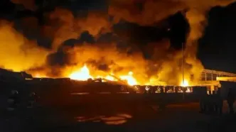 جزییات آتش‌سوزی در واحد تولید پلیمری شهرک صنعتی آبادان