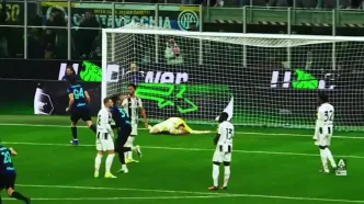 گل پیروزی‌بخش اینتر مقابل یوونتوس از نگاهی دیگر + ویدئو