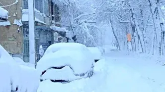 فریدونشهر اصفهان زیر بارش برف دفن شد