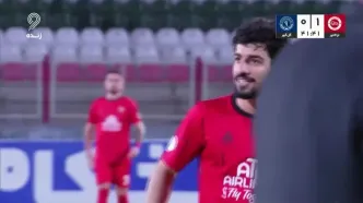 گل اول تراکتور به گل گهر + ویدئو