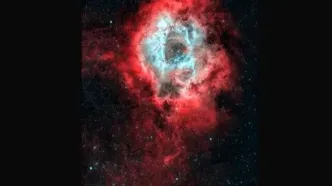 ناسا به استقبال ولنتاین رفت؛ رز سرخ کیهانی در آسمان