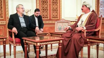 دیدار لاریجانی با وزیر دفتر سلطنتی عمان