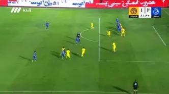 گل دوم استقلال به فجر+ ویدئو