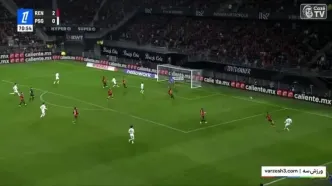 گل های بازی پاری سن ژرمن و رن+ ویدئو