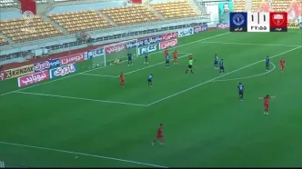 گل اول فولاد به گل گهر توسط محروقی + ویدئو