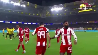 ببینید؛ گل مهدی طارمی به آاک آتن با یک خوشحالی پس از گل جنجالی