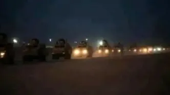 ورود کاروان نظامی بزرگ آمریکایی به عراق/مقصد نهایی مشخص نشده است