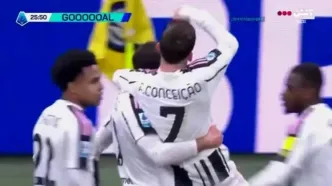 گل اول یوونتوس به اینتر+ ویدئو