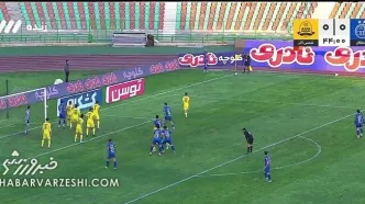 ویدیو| گل اول استقلال به شمس آذر (ابوالفضل جلالی)