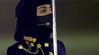 رژه نظامی ۳۲۸ نیروی زن در عربستان سعودی