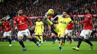 گزارش تصویری دیدار منچستریونایتد و تاتنهام