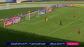 ویدیو: گل اول فجرسپاسی به تراکتور توسط مهدی شریفی