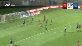 فرصت سوزی پرسپولیسی‌ها مقابل دروازه گل گهر + ویدئو