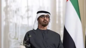 اولین عکس از رئیس امارات پس از شایعه بیماری وی!