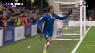 گل اول چلسی به لیدزیونایتد+ ویدئو