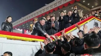 قاب‌های پربازدید از دختر رهبر کره‌ شمالی در رژه نظامی