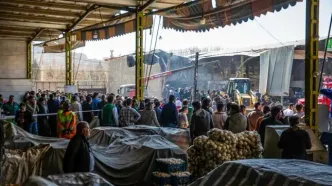 تصاویر سقوط بالگرد ارتش در «درچه» اصفهان