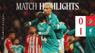 ویدیو| خلاصه بازی ساندرلند ۰ - لیورپول ۱/ برد با تک‌گل کاپیتان