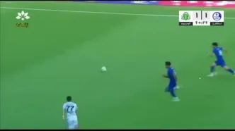 گل اول استقلال خوزستان به آلومینیوم + ویدئو