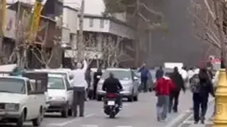 ویدئویی از آتش‌سوزی تهرانسر