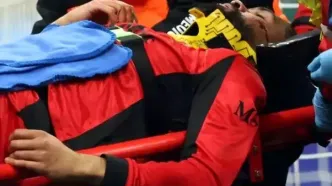 انتقال مستقیم ستاره میلان از زمین به بیمارستان