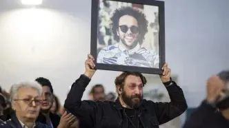 تصاویر؛ از بهرام افشاری تا شهاب حسینی در مراسم یابود جواد گنجی