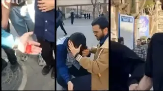 دو دستگی دانشجویان در دانشگاه شریف؛ تجمع در دانشگاه به خشونت کشیده شد/ ویدئو