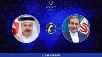 تماس تلفنی وزیر خارجه بحرین با عراقچی