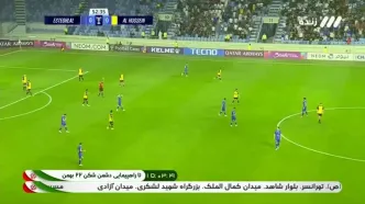 گل مردود استقلال به الحسین اردن توسط آسانی + ویدئو