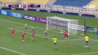 گل اول تراکتور به الغرافه+ ویدئو