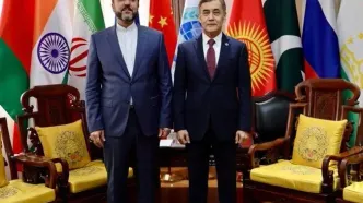 دیدار غریب‌آبادی با دبیرکل سازمان همکاری شانگهای