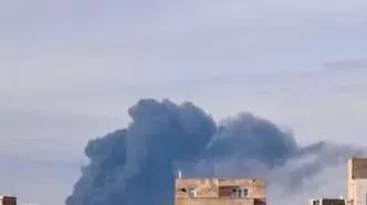 دود مهیبی که در آسمان اردبیل مشاهده شد