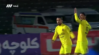 ویدیو: گل دوم شمس‌آذر به استقلال توسط سهیل فداکار
