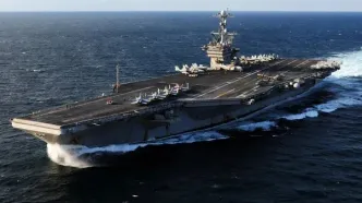 ناو آبراهام لینکلن در «وضعیت قرمز» قرار گرفت