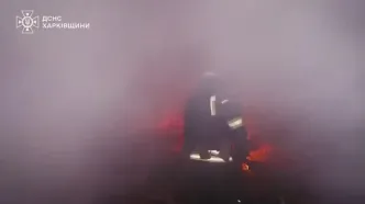 حمله گسترده موشکی و پهپادی روسیه به اوکراین