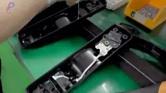 مراحل دیدنی تولید قفل دیجیتال در کره جنوبی