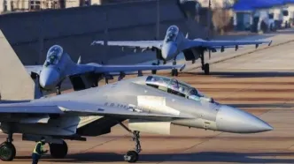 سوخو ۳۵ چینی دیده شد / شکارچی در سایه