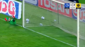 گل دوم سپاهان به استقلال خوزستان + ویدئو