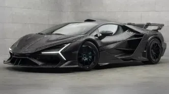 وقتی منصوری با لامبورگینی طوفان به پا می‌کند