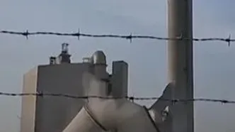 انفجار مهندسی‌شده برج ۱۱۷ متری نیروگاه زغال‌سنگ