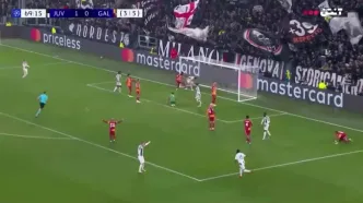 گل دوم یوونتوس به گالاتاسرای+ ویدئو