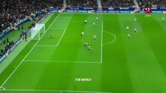 ویدیو: گل چهارم اتلتیکو مادرید به بارسلونا توسط آلوارز