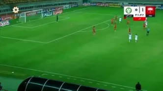 گل اول ذوب آهن به فولاد+ ویدئو