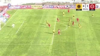 گل اول تراکتور به سپاهان توسط هاشم‌نژاد + ویدئو