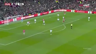 ببینید؛ خلاصه بازی منچستریونایتد 3 - فولام 2