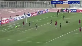 خلاصه بازی نیروی زمینی 0 - نساجی 0 + ویدئو