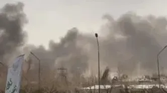 آتش‌سوزی مهیب در تهران؛ نیروگاه برق آلستوم ستارخان در آتش سوخت + فیلم